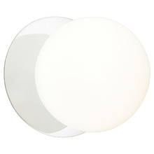 Lassie Opal Frosted Glass Cool White LED Outdoor Wall Light